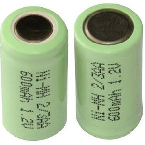 123accu oplaadbare 2/3AA batterij 2 stuks