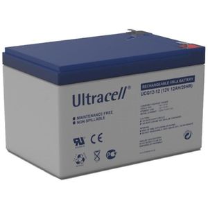 Ultracell UCG12-12 Deep Cycle Gel accu (12V, 12 Ah, T1 terminal)