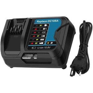 Makita DC10SA / 197355-3 snellader (10.8V - 12V, 5A, 123accu huismerk)