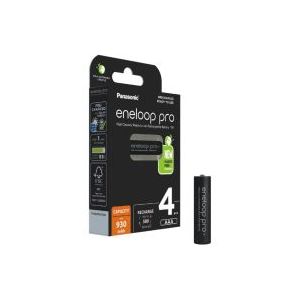 Panasonic Eneloop Pro Oplaadbare AAA / HR03 Ni-Mh Batterijen (4 stuks, 930 mAh)