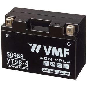VMF PowerSport AGM 50988 / YT9B-BS / 509902008 accu (12V, 8Ah, 120A)