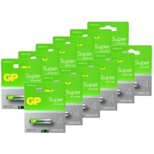 GP Super G-Tech AAA / MN2400 / LR03 Alkaline Batterij 48 stuks