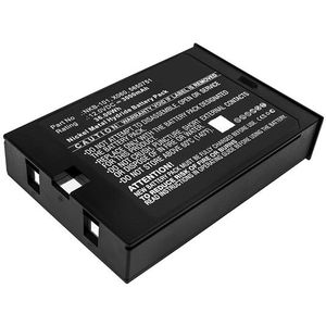 Nihon Kohden X060 / 5650751 / NKB-101 accu (12 V, 3000 mAh, 123accu huismerk)