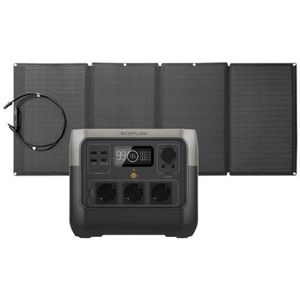 EcoFlow River 2 Pro Portable Power Station + Solar 160W (768Wh / 800W / 1600W Piek)