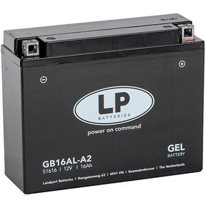 Landport Gel 51616 / YB16AL-A2 / 516016012 accu (12V, 16Ah, 215A)