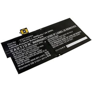 Microsoft G3HTA056H accu (11.36 V, 4800 mAh, 123accu huismerk)