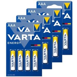 Varta Energy AAA / MN2400 / LR03 Alkaline Batterij 16 stuks