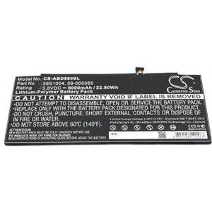 Amazon 26S1004 / 26S1004-A / 58-000065 accu (6000 mAh, 123accu huismerk)