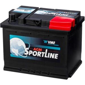 VMF Sportline AGM60 Dual Purpose AGM accu (12V, 60Ah, 680A)