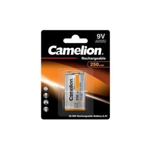 Camelion Oplaadbare 9V / E-block / 6HR61 Ni-Mh Batterij (10 stuks, 250 mAh)