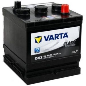 Varta Black Dynamic D42 / 066 017 036 / S3 060 accu (6V, 66Ah, 360A )