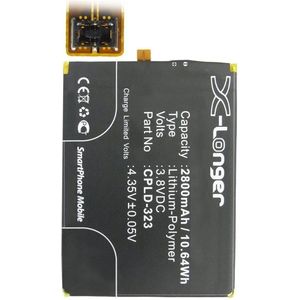 Coolpad CPLD-323 accu (2800 mAh, 123accu huismerk)