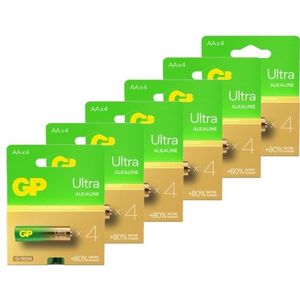 GP Ultra G-Tech AA / MN1500 / LR06 Alkaline Batterij 24 stuks