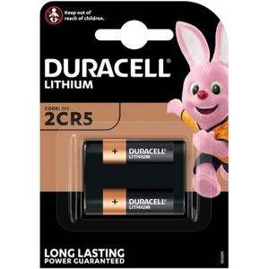 Duracell 2CR5 / DL245 Lithium batterij 5 stuks