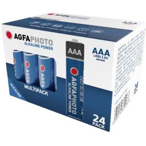 Agfaphoto AAA / MN2400 / LR03 Alkaline Batterij (24 stuks)