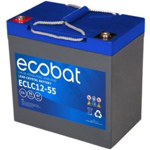 Ecobat ECLC12-55 Crystal Lead Deep Cycle accu (12V, 55 Ah, T11 terminal)