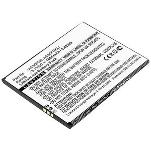 Archos AC50FHE / AC50FHELI accu (3.7 V, 1600 mAh, 123accu huismerk)