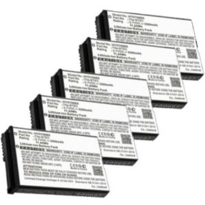5 Stuks: Honeywell BAT-EXTENDED-01 / 70e-BTEC accu (3.7 V, 3200 mAh, 123accu huismerk)