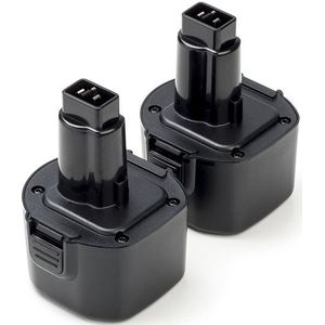 Aanbieding: 2x Black & Decker PS120 accu's (9.6 V, 1.5 Ah, Ni-MH, 123accu huismerk)