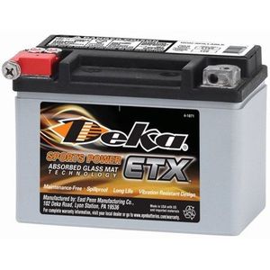 Deka Sports Power AGM ETX9 accu (12V, 8Ah, 120A)