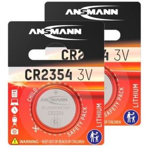 Ansmann CR2354 3V Lithium knoopcel batterij 2 stuks