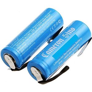 Philips 1607420908993 / 14430 accu (2 stuks, 3.7 V, 650 mAh, 123accu huismerk)
