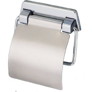 Geesa Serie 5000 toiletrolhouder met klep RVS gepolijst