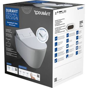 Duravit ME by Starck hangtoilet incl. SensoWash douche-toiletbril wit