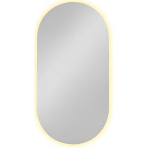 Ben Clip spiegel ovaal met verlichting en anti-condens 40x80 cm