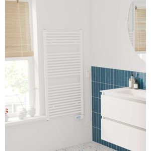 Saqu Fonti elektrische radiator 700W 60x118,5cm mat wit