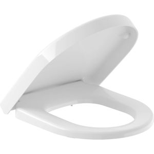 Villeroy & Boch Subway 2.0 toiletbril compact met softclose en quickrelease Wit alpin