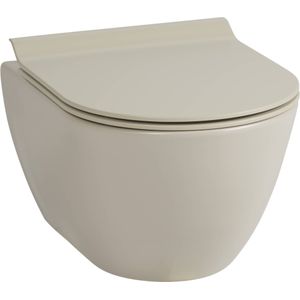 Ben Segno hangtoilet compact Xtra glaze+ Free flush mat beige