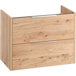 Saqu Lima Wastafelonderkast excl. greep 80x45x60 cm Naturel Eiken