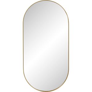 Ben Vita ovale spiegel 40x80 cm Mat Goud