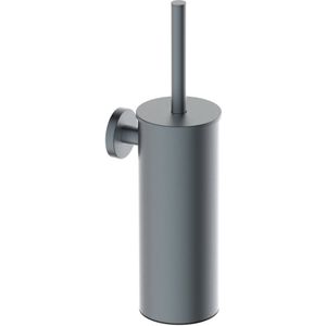 Saqu Nemo toiletborstel met houder 9,2x12x35,2cm gunmetal