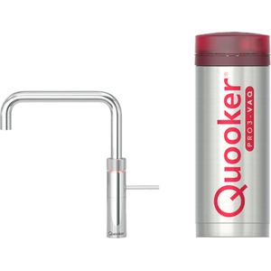 Quooker Fusion square met PRO3 boiler 3-in-1 kokend water kraan Chroom