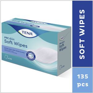 TENA Soft Wipe doekjes. 135 stuks