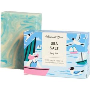 HelemaalShea - Sea Salt - Lichaamszeep - 110 Gram - Natuurlijk - Vegan