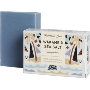 Wakame & Zeezout Haarzeep voor Meer Volume 100 gram HelemaalShea | Wakame & Sea Salt Shampoo Bar Helemaal Shea HelemaalShea