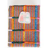 Badmat Odds & Ends Foekje Fleur #40 criss cross bath mat Foukje Fleur Foekje Fleur