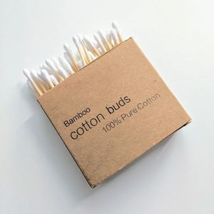 Bamboe wattenstaafjes  100 stuks Eigen merk