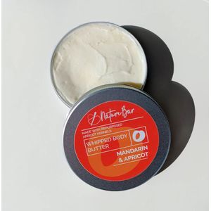 Opgeklopte Body Butter Mandarijn & Abribozenpitolie  100 ml Nature Bar