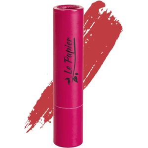 Le Papier Paper tube Lipstick | Redwood 02 Matte  3,5 gram Beauty Made Easy