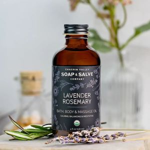 Bath, Body & Massage Oil Lavender Rosemary 118 ml Chagrin Valley | Massage Olie | Huidolie | Badolie | Lichaamsolie Chagrin Valley