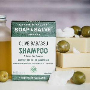Olive & Babassu Shampoo Bar 160 gram Chagrin Valley Soap & Salve | Shampoobars | Haarzeep | Plasticvrije Shampoo | Natuurlijke Shampoo Bar Chagrin Valley
