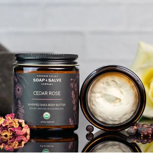 Whipped Shea Body Butter Cedar Rose  120 ml Chagrin Valley
