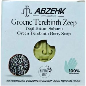 Groene Terebinth Zeep | Yesil Bittim Sabunu | Pistache Terpentijn Zeep | Abzehk | Bittim Zeep | Bittim Soap | Turkse Zeep | Turkse Olijfoliezeep Abzehk