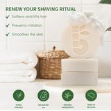 BamBaw | Scheerzeep | Shaving soap | Apricot | Shaving | Natuurlijk | 80 Gram | Natural