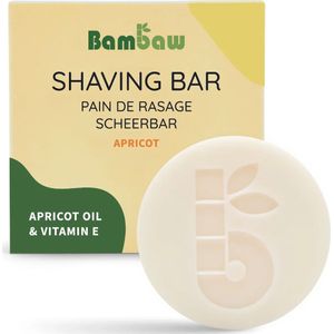 BamBaw | Scheerzeep | Shaving soap | Apricot | Shaving | Natuurlijk | 80 Gram | Natural