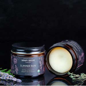 Deodorant Cream Extra Strength Summer Rain 59 ml Chagrin Valley | Deodorant Zonder Aluminium | Natuurlijke Deodorant | Deo Zonder Aluminium Chagrin Valley